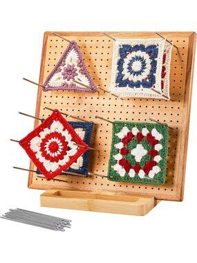 *NEW* 11.8" Crochet Blocking Board with 20 Pegs Pins